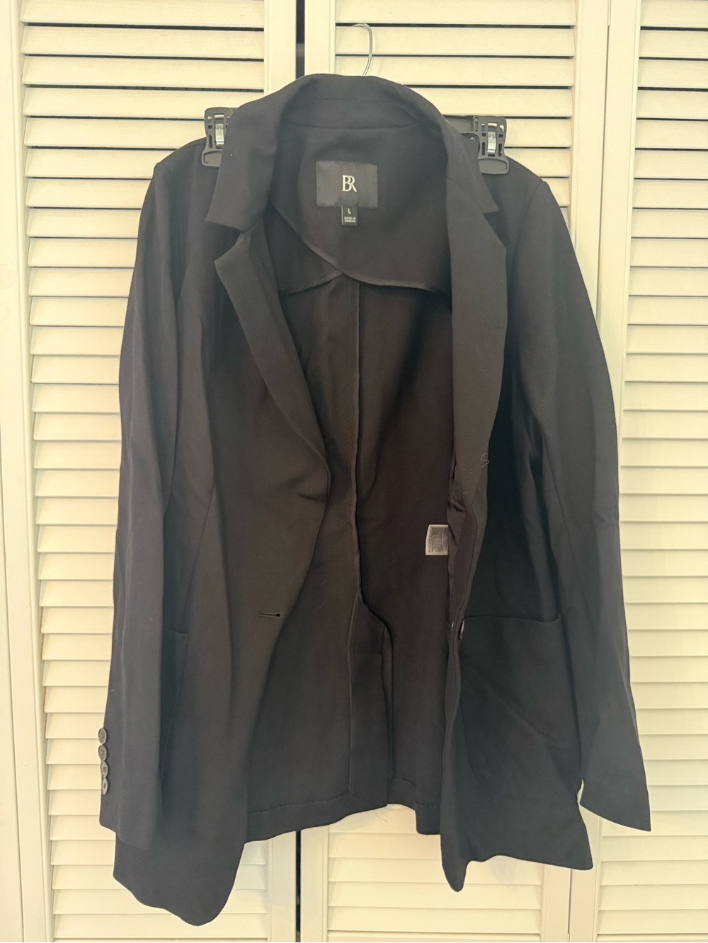 Banana Republic EVERYWHERE PONTE BLAZER Black Size L